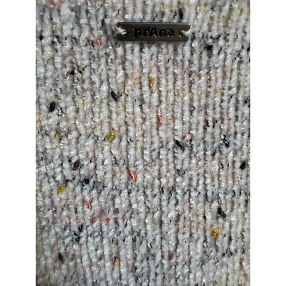 Prana Women's Wide Crew Neck Sweater Size Small Multicolor Fall Heavy Knit - Picture 4 of 9